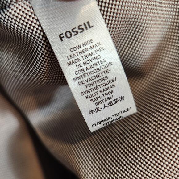 Fossil Women's Rachel Satchel Crossbody Brown Leather - Picture 12 of 12